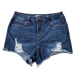 Sophia Jeans Chi Shorts 4 Cutoff Casual Cool Distressed Cheeky Hot Girl Summer